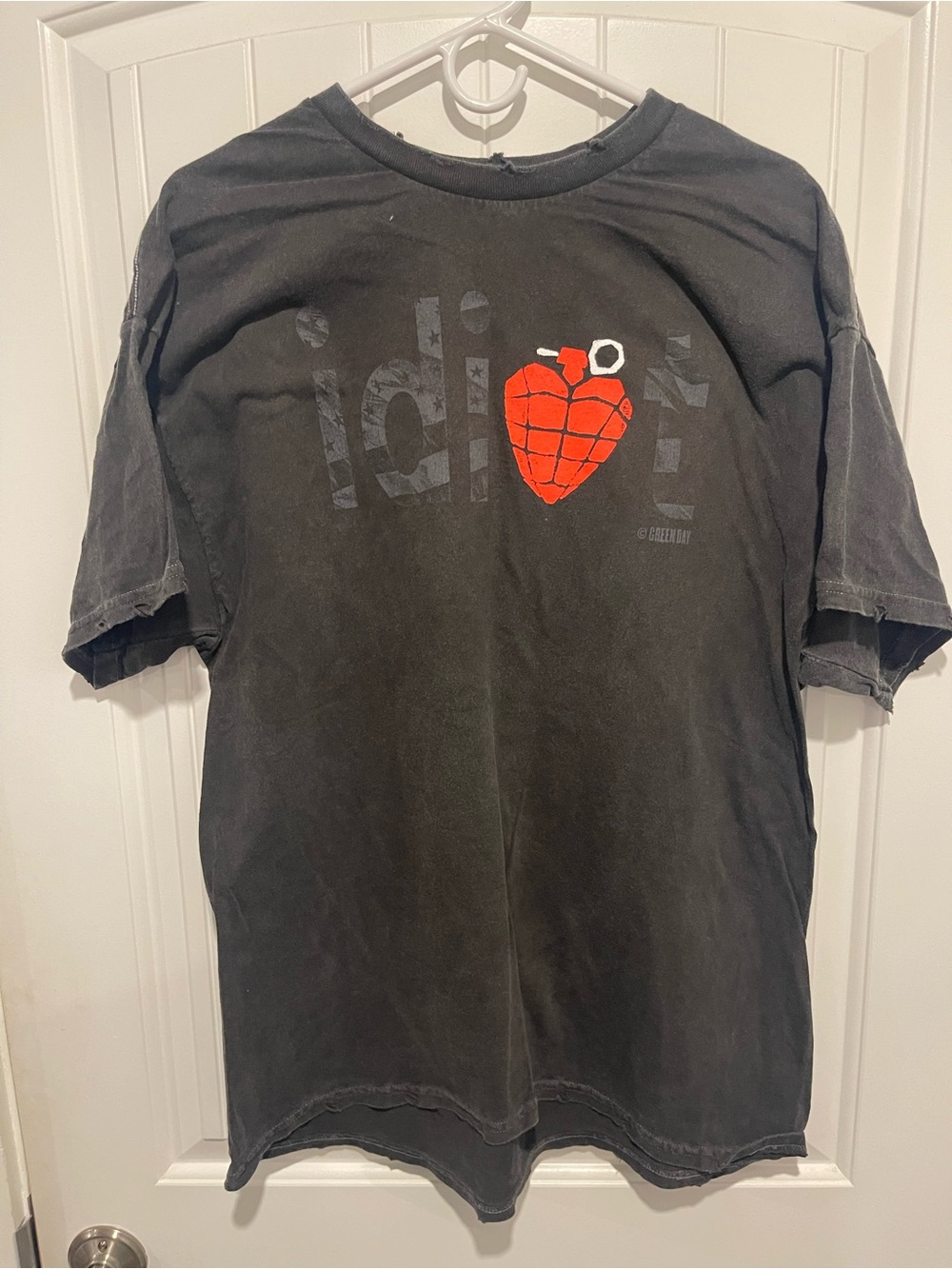 Green Day American Idiot Band T-Shirt Black Graphic Tee XL Official Rock Punk